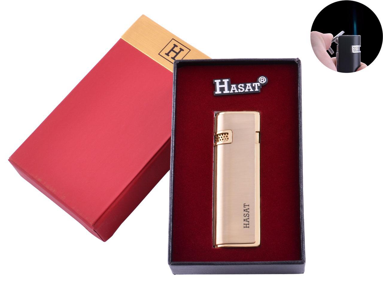 

Зажигалка в подарочной коробке HASAT (Острое пламя) №4319 Gold Moongrass