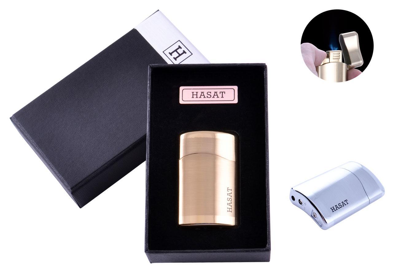 

Зажигалка в подарочной коробке HASAT (Турбо пламя) №4312 Gold Moongrass