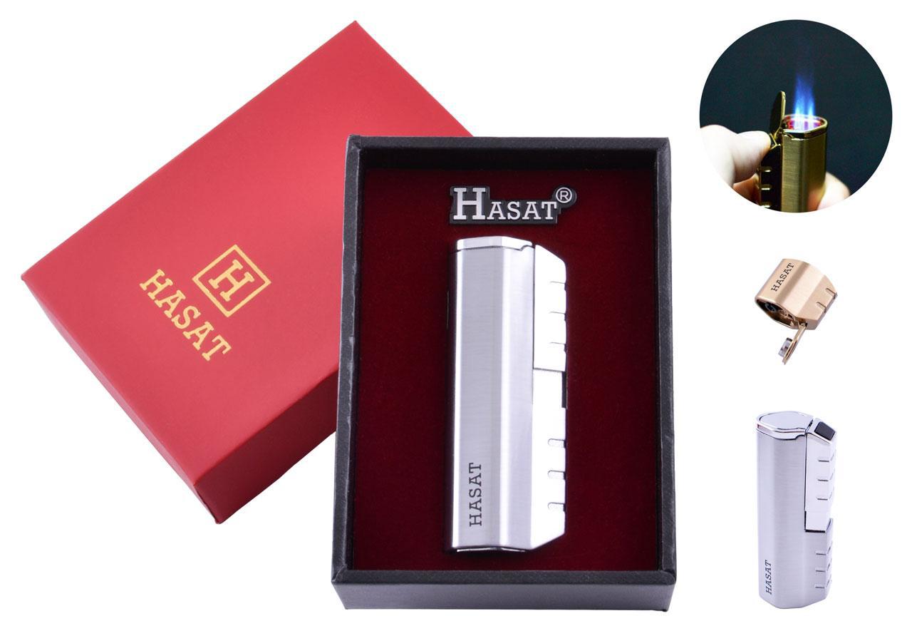 

Зажигалка в подарочной коробке HASAT (Острое пламя) №4320 Silver Moongrass