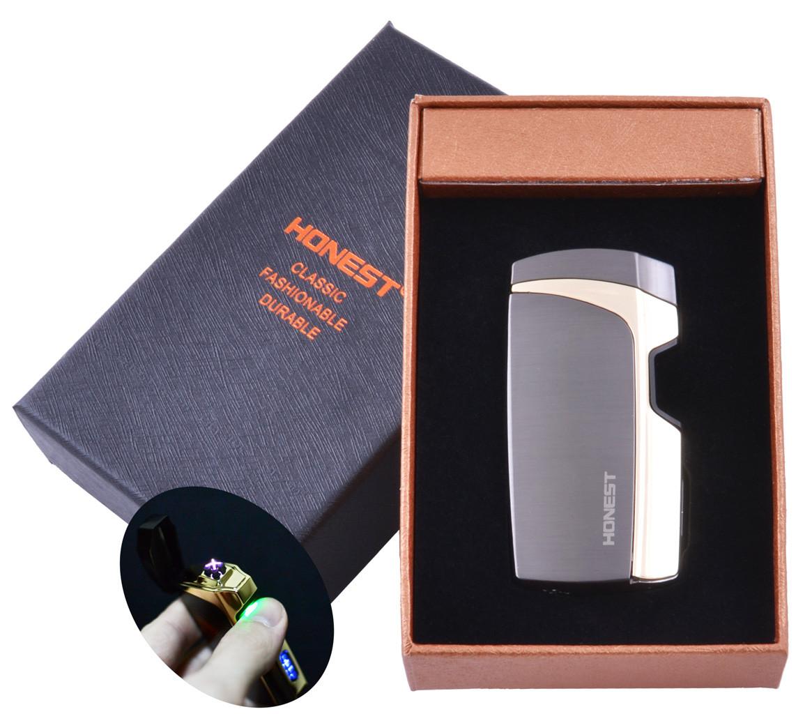 

Электроимпульсная зажигалка в подарочной коробке Honest №HL-97-3 Lighter