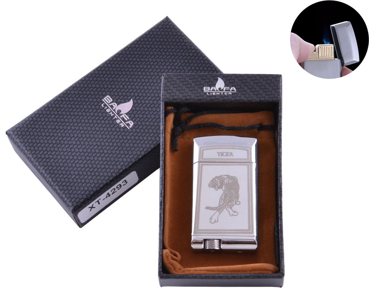 

Зажигалка в подарочной коробке BAOFA (Турбо пламя) №4293 Silver Baofa