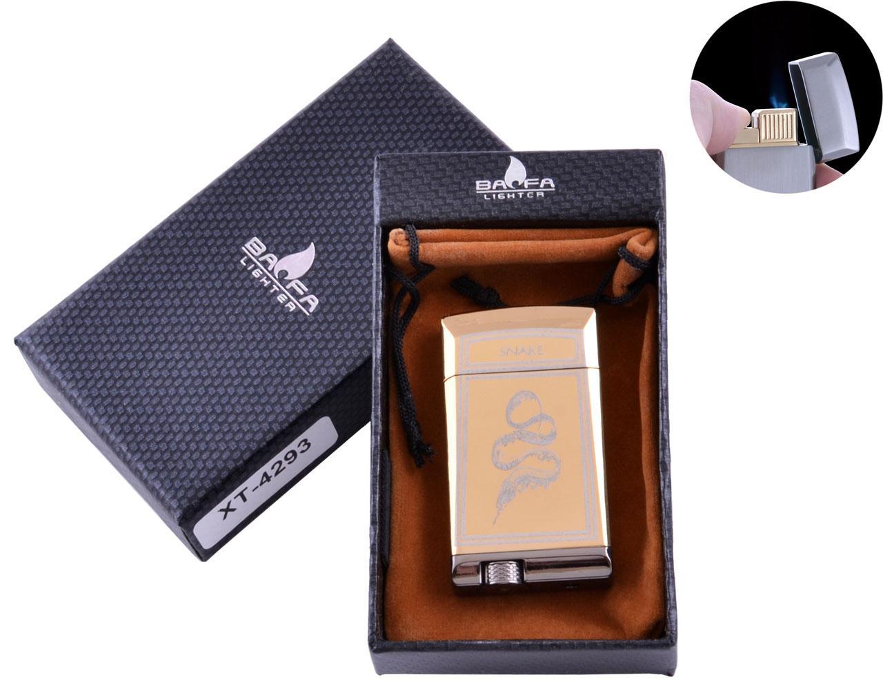 

Зажигалка в подарочной коробке BAOFA (Турбо пламя) №4293 Gold Baofa