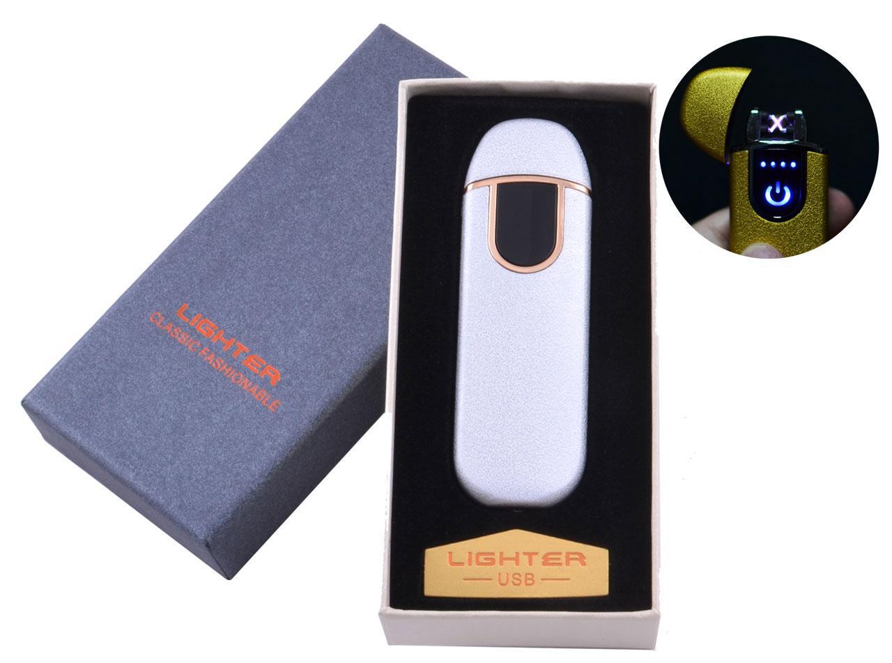 

Электроимпульсная зажигалка Lighter (USB) №HL-69 White Lighter