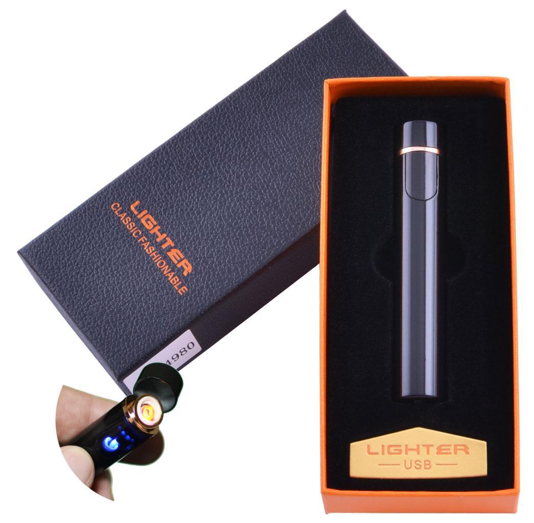 

USB зажигалка в подарочной упаковке Lighter (Спираль накаливания) №XT-4980 Black USB