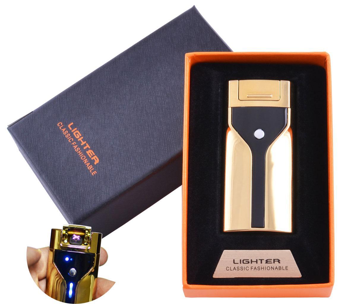 

Зажигалка в подарочной коробке Lighter (Двойная молния) №HL-50 Gold Lighter
