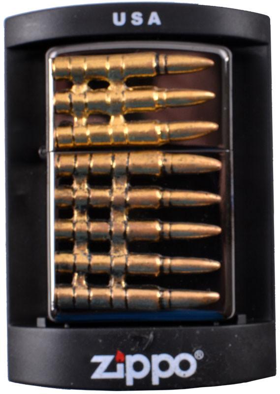 

Зажигалка бензиновая Zippo Пули №4233 Zippo