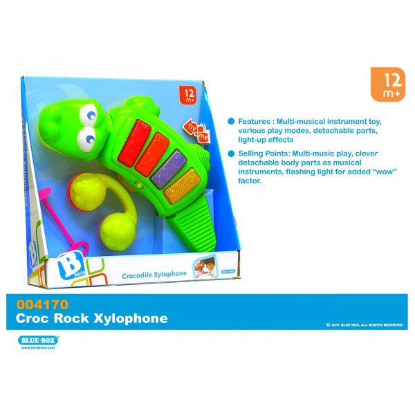 

Музыкальный инструмент B kids "Крокодил" (от 12 мес.) (6948)