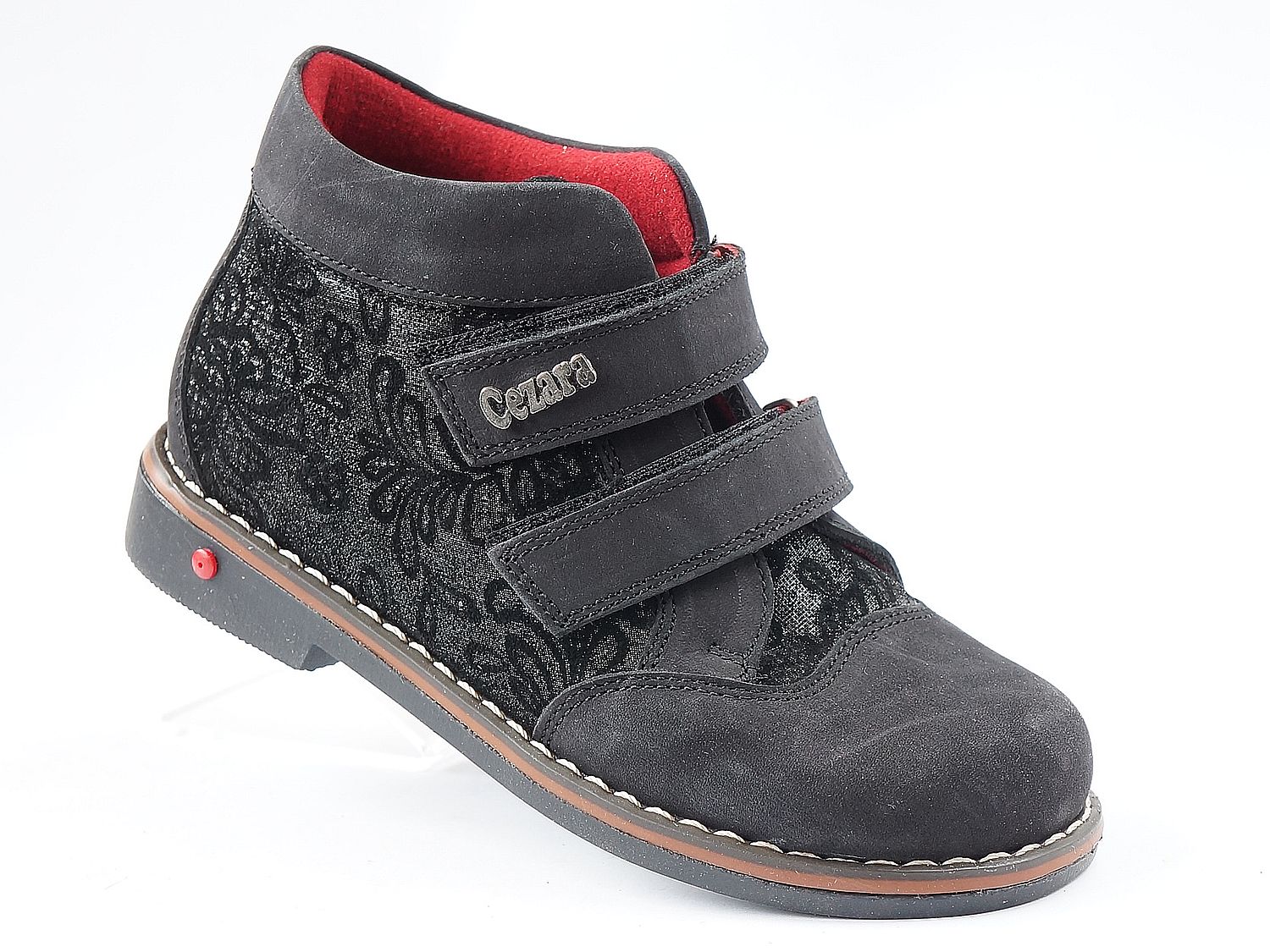 

Ортопедические ботинки Cezara Orthopedic 1106 28 Черные