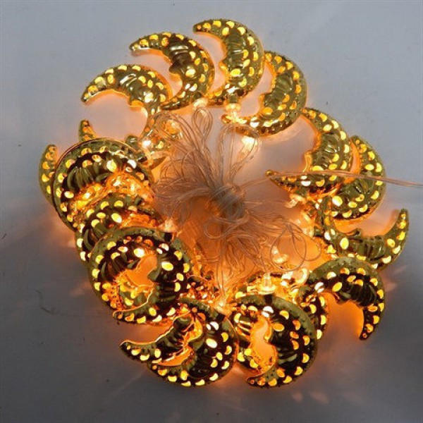 

Гирлянда-Шарики Полумесяц 3 м Теплый желтый Белый 20 LED Внутренние DECOR LED