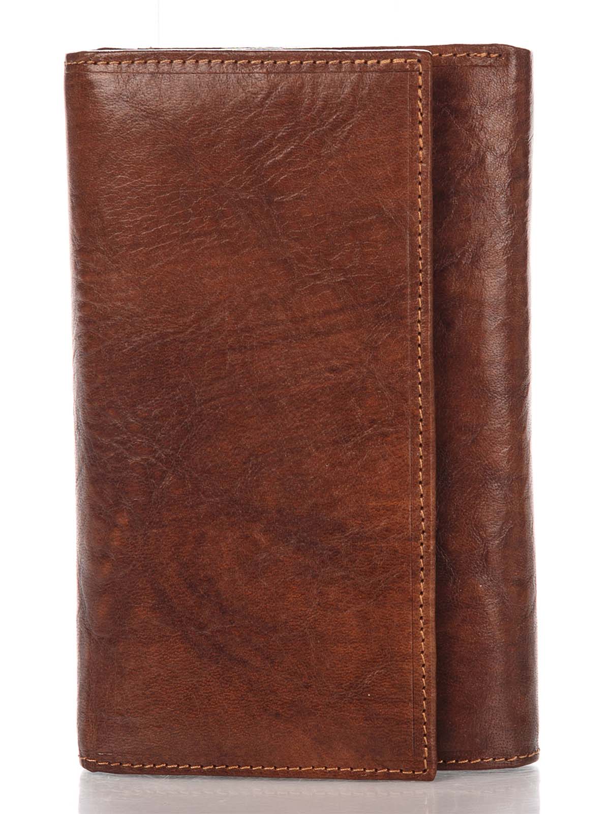 

Кошелек Genuine Leather mg0098_dark_brown Кожаный Коричневый