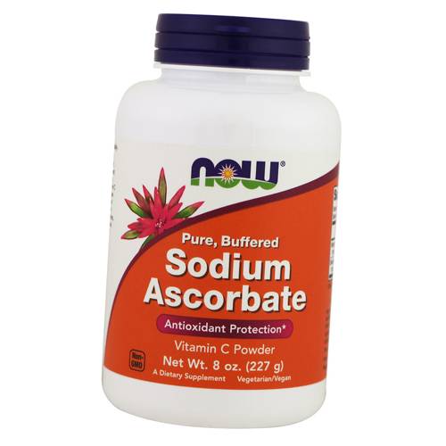 

Аскорбат Натрия, Витамин С, Sodium Ascorbate, Now Foods 227г (36128160)