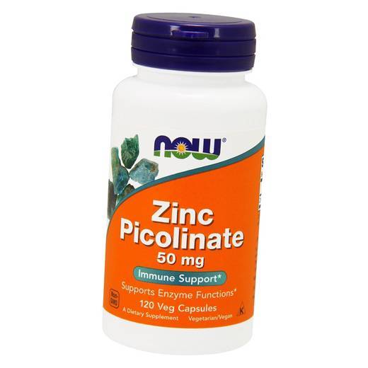

Цинк Пиколинат, Zinc Picolinate, Now Foods 120вегкапс (36128036)