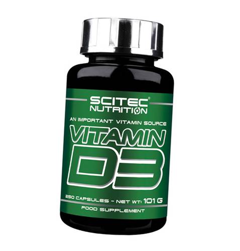 

Витамин Д3, Vitamin D3, Scitec Nutrition 250капс (36087013)