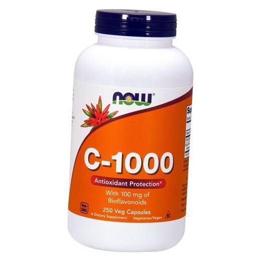 

Витамин С с Биофлавоноидами, C-1000, Now Foods 250вегкапс (36128139)