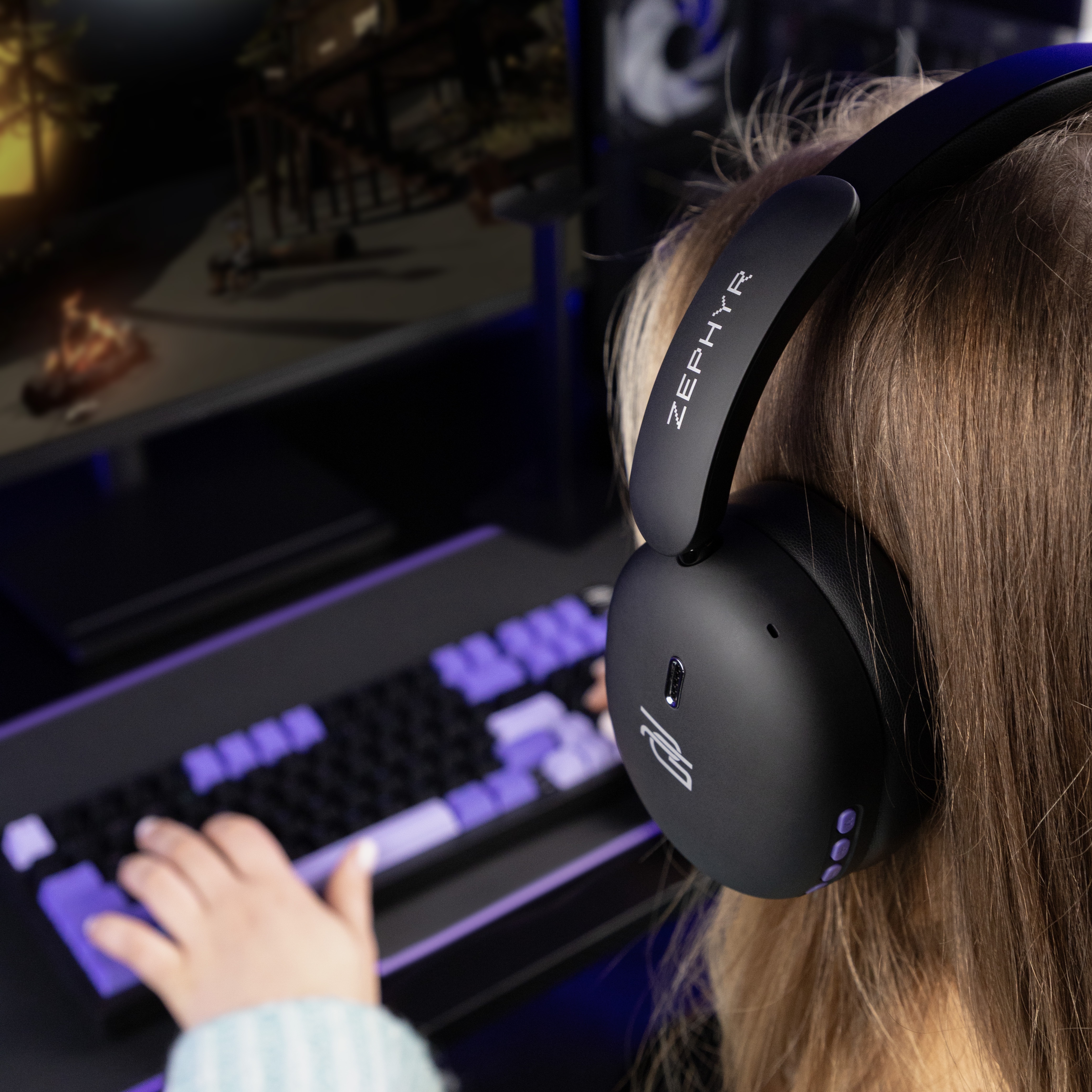 Навушники Proove Gaming Zephyr (APP) Black/Purple (671210569) — фото 4