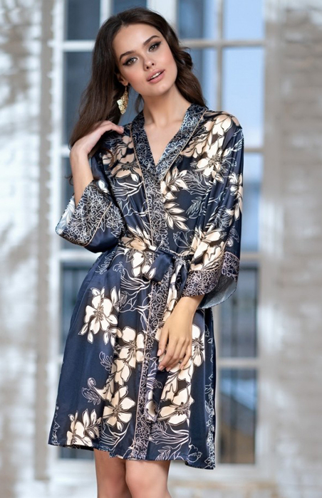 

Кимоно халат "Блюмарин" 8443-1 XXL/XXXL (Женские халаты)