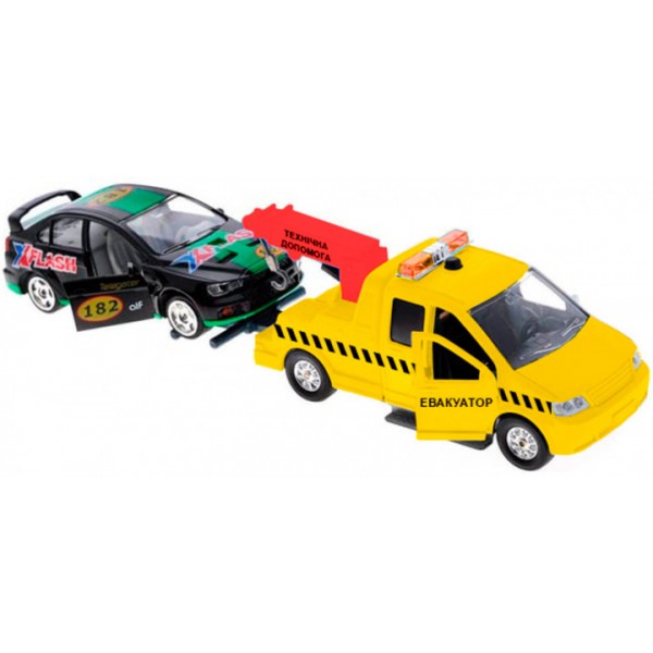 

Игровой набор - ЭВАКУАТОР С МАШИНОЙ (свет, звук)