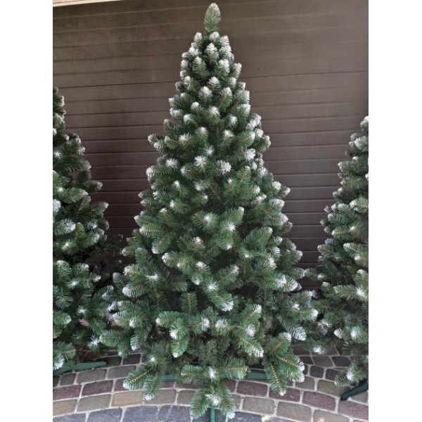 

Елка искусственная пышная густая "Снежная королева" в снегу, 1.8м, с подставкой, в коробке (45076ВF)