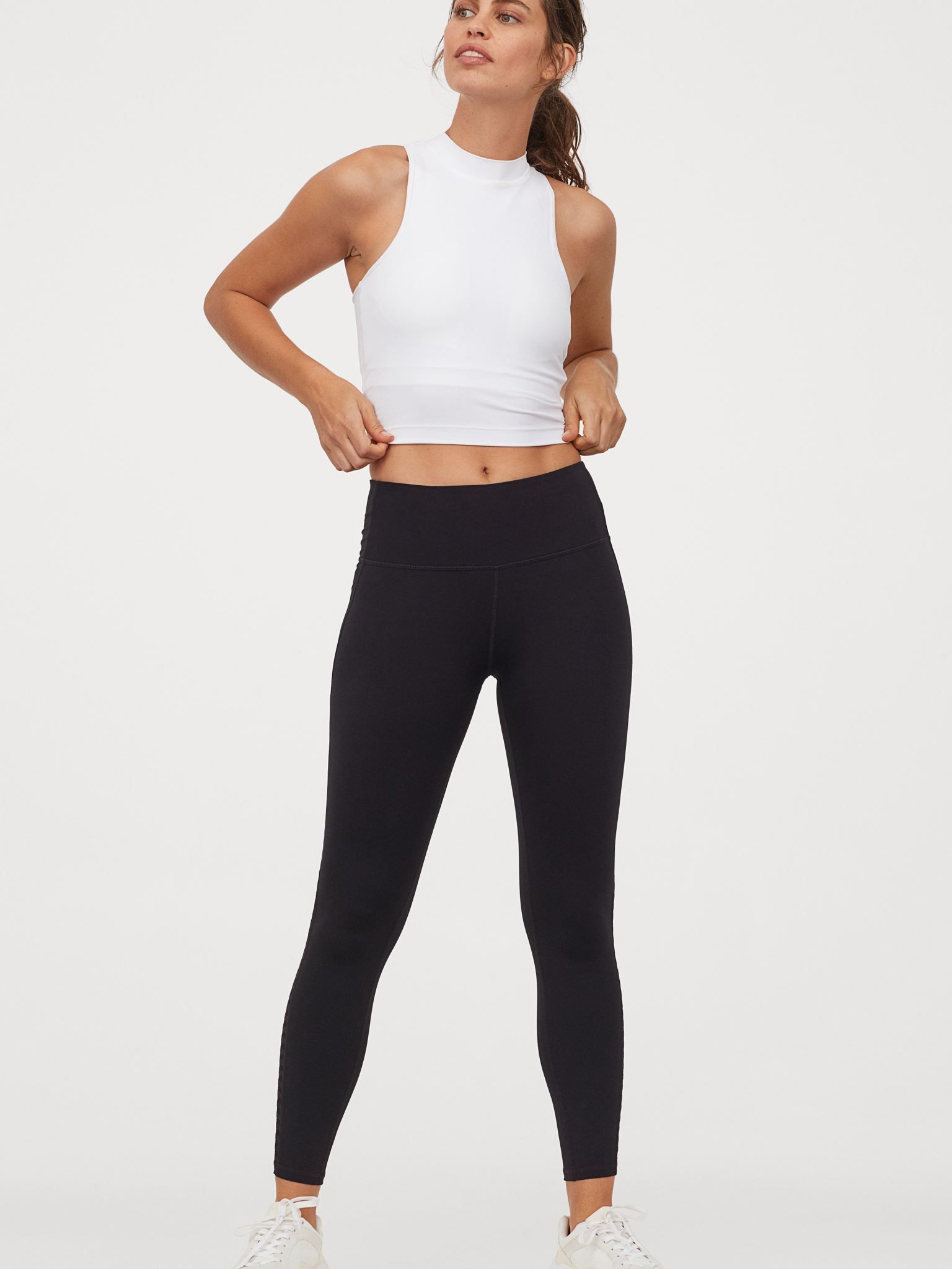 

Спортивные леггинсы H&M Sport 0730683-2 S Черные