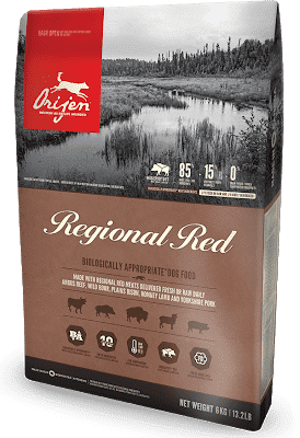

Корм беззерновой с телятиной ORIJEN Regional Red DOG для собак всех пород 2 кг