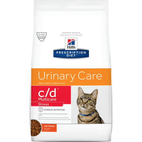 

Лечебная диета для кошек Hill's Prescription Diet c/d Feline Urinary Stress (курица) - для снижения повторного проявления идиопатического цистита кошек и для борьбы со стрессом - 1,5кг