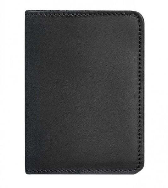 

Кожаная обложка для паспорта BlankNote 1.3 черная Crazy Horse BN-OP-1-3-G-KR