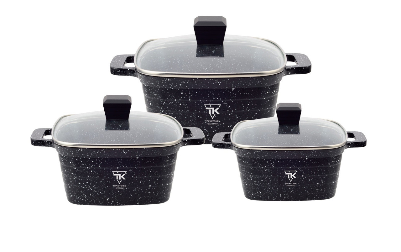 

Набор Кастрюль Top Kitchen TK00024 из 3 предметов чёрный