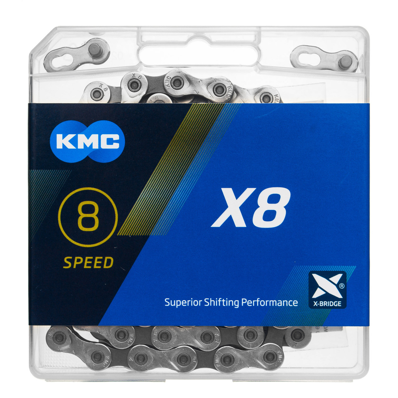 

Ланцюг велосипедний KMC X8 з замком