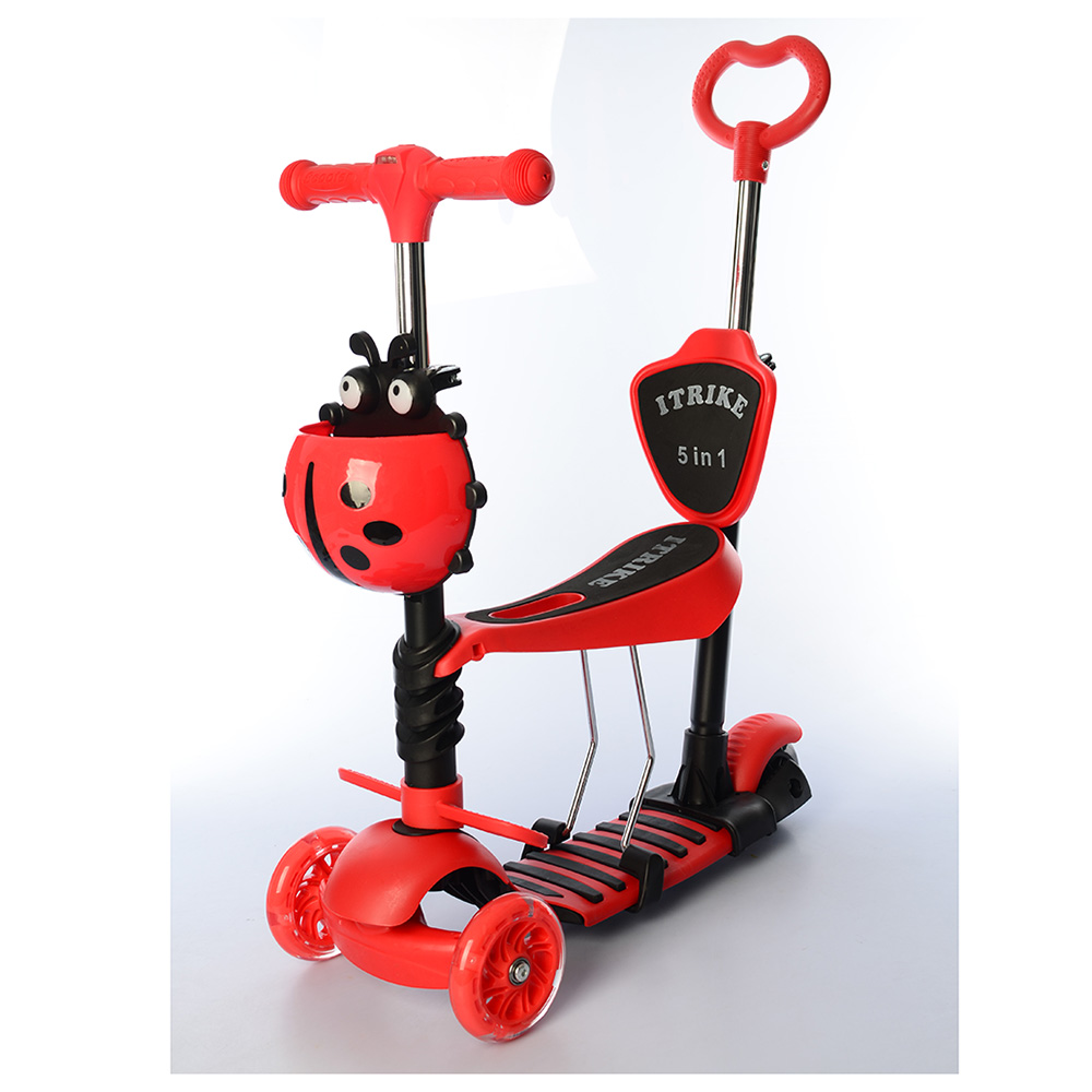 

Самокат 5 в 1 iTrike JR 3-026-L-R Red (JR 3-026-L)