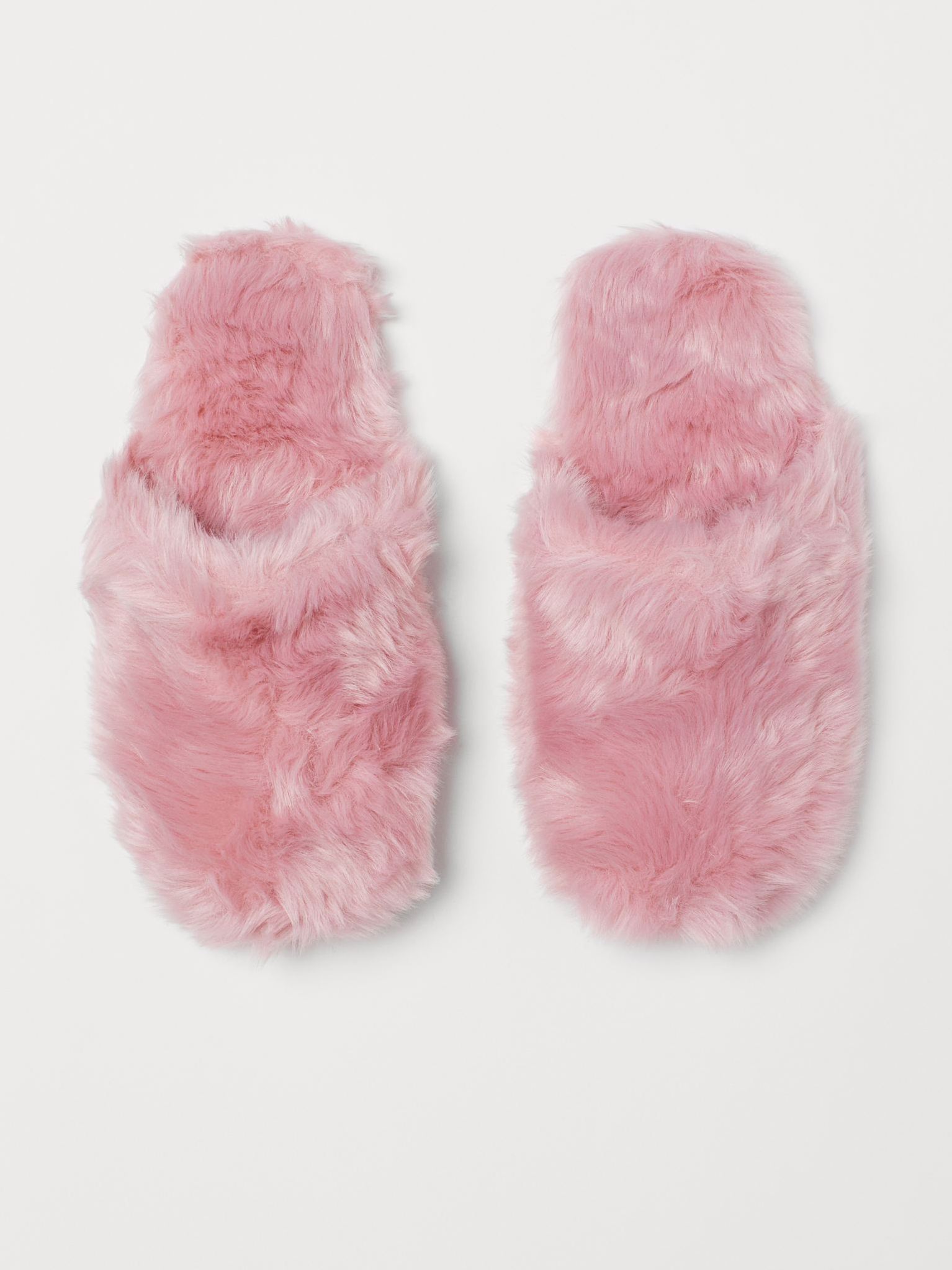

Тапки из искусственного меха H&M 0530729 37 Розовый