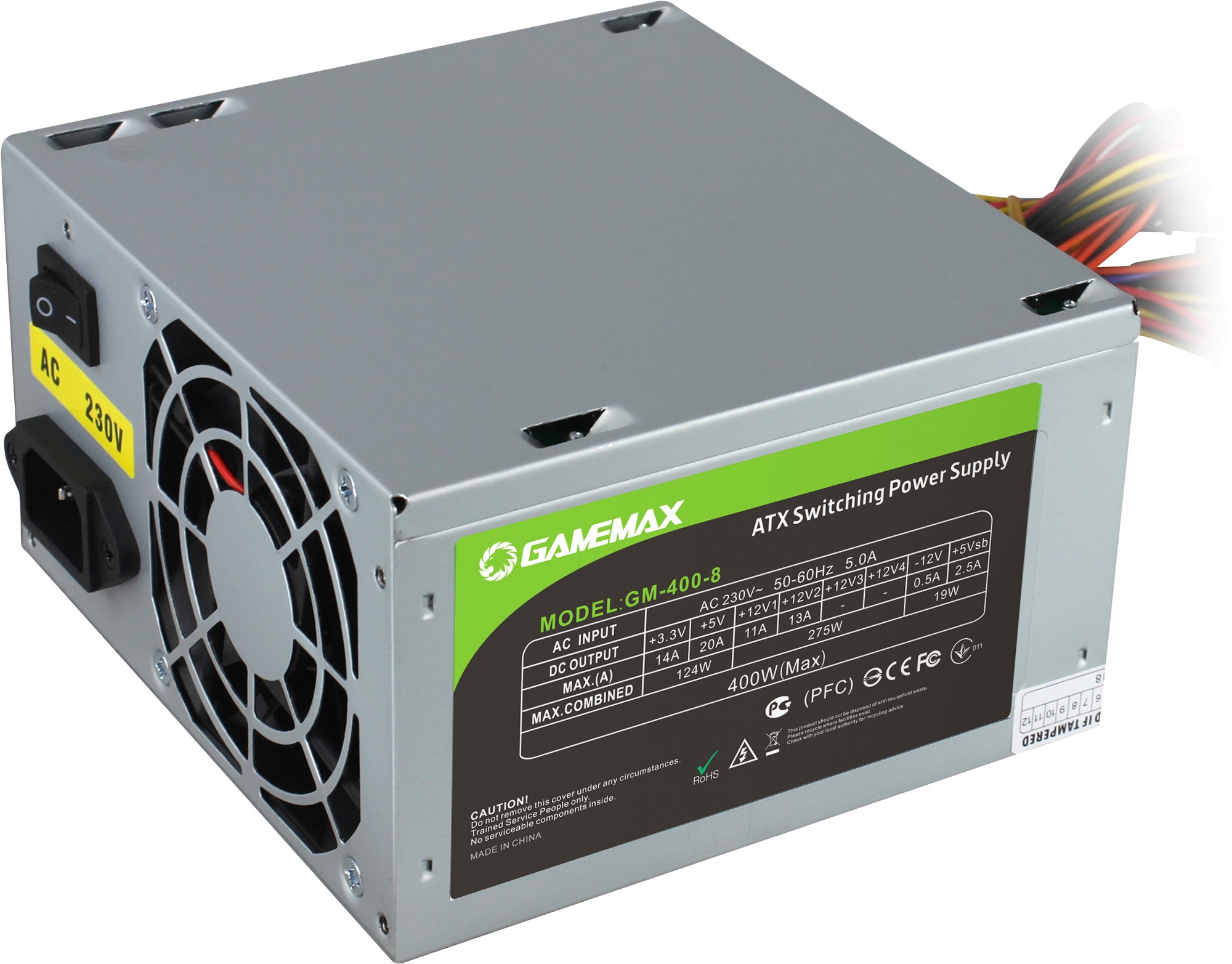 

Блок питания GameMax GM-400-8CM 400W