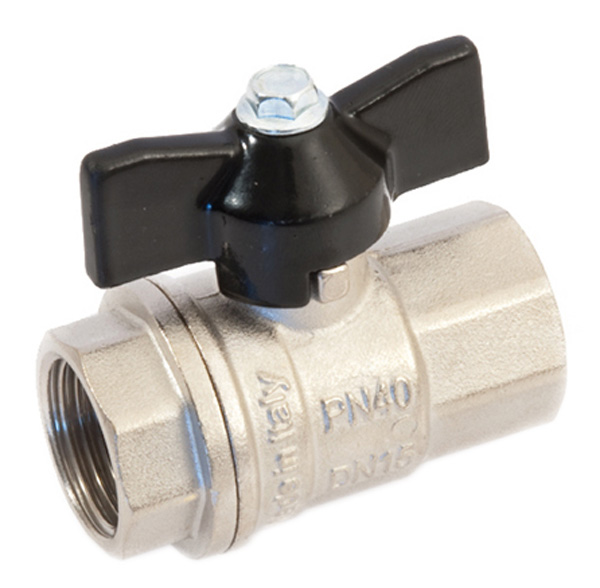 

Кран шаровой General Fittings 1" ВВ (7100M1N101000A) бабочка