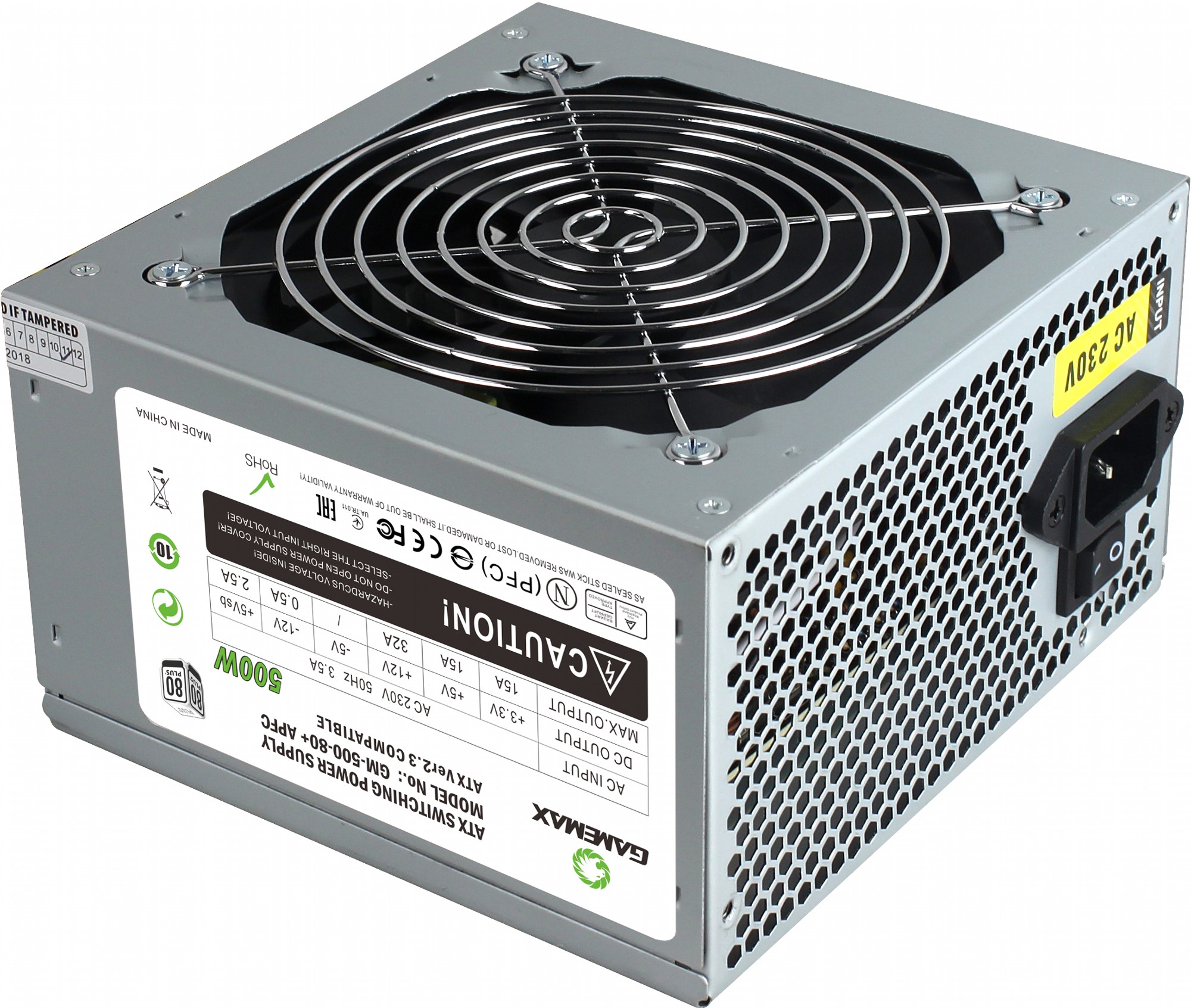 

Блок питания GameMax GM-500 80+ APFC 500W