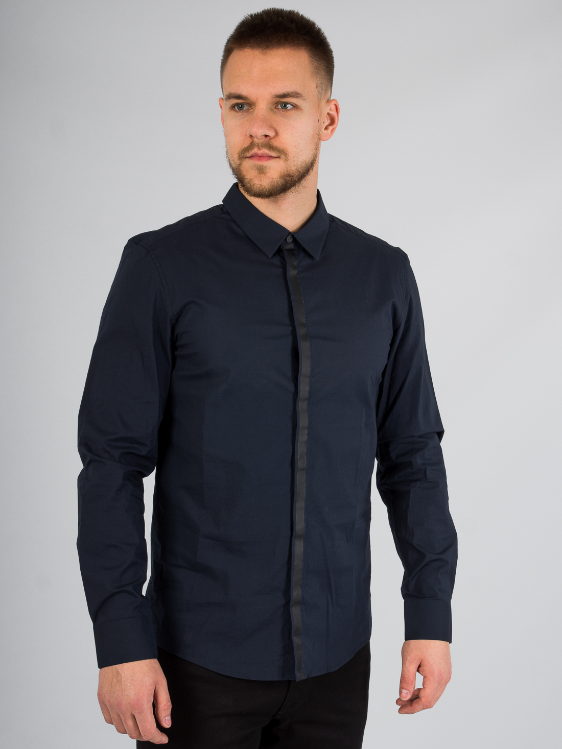 

Рубашка Jack & Jones 216105060 M Синий