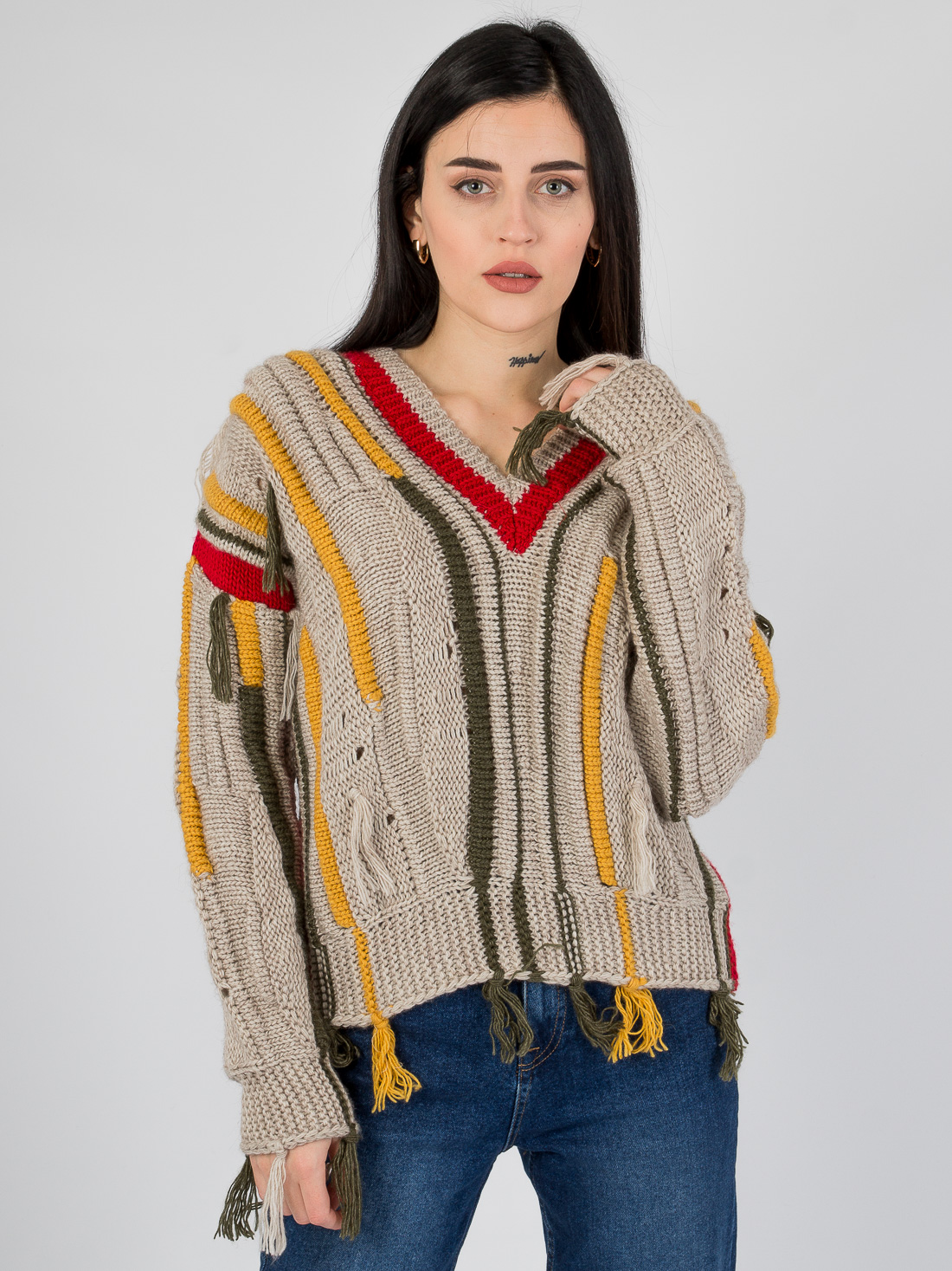 

Свитер BEBE PLUS 24100  Геометрический принт, Свитер BEBE PLUS 24100 S Геометрический принт