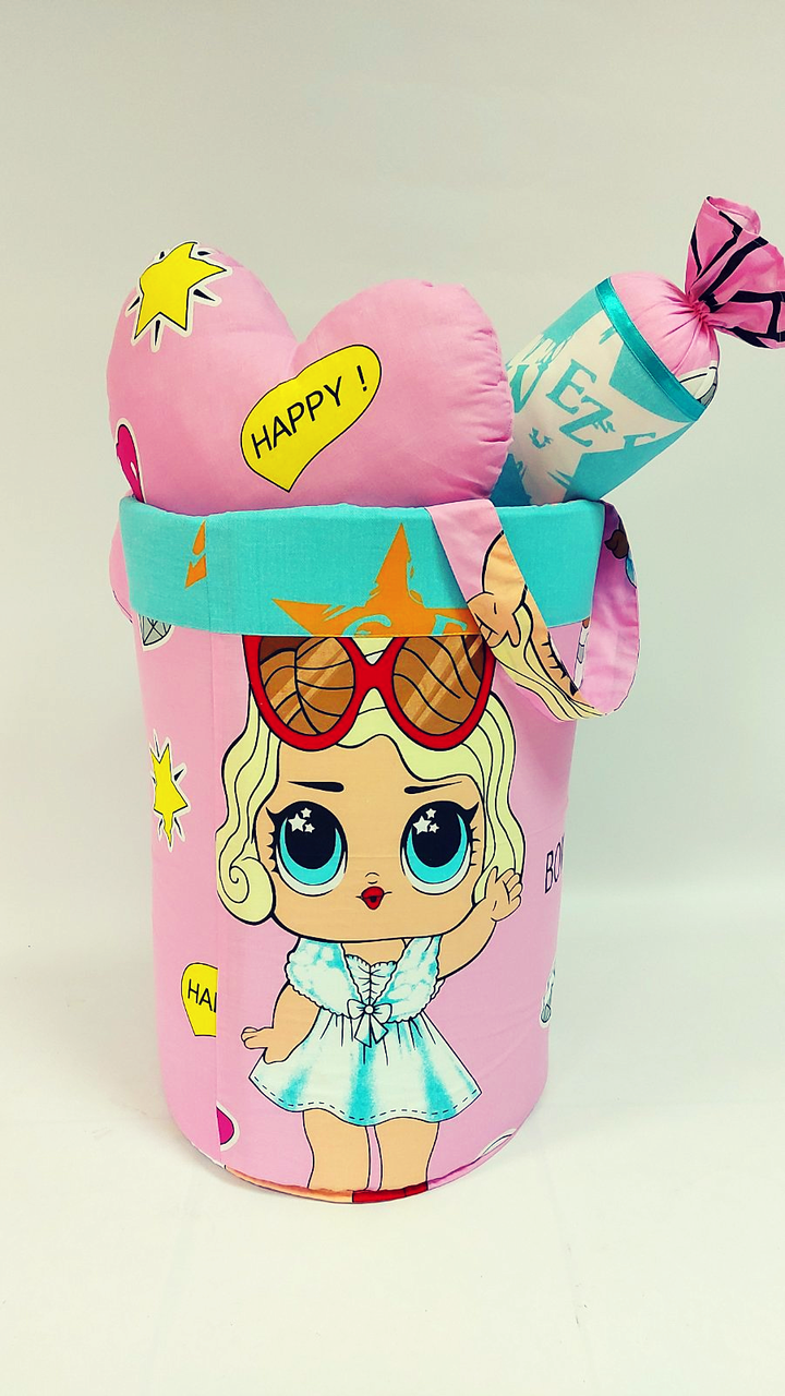 

Корзина для игрушек Lira Textile "Лира" двусторонняя M 45*65 cm