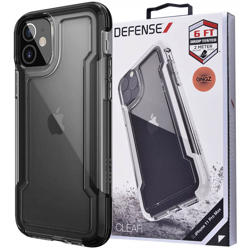 

Чехол Defense Clear Series TPU+PC для Apple iPhone 12 mini Черный