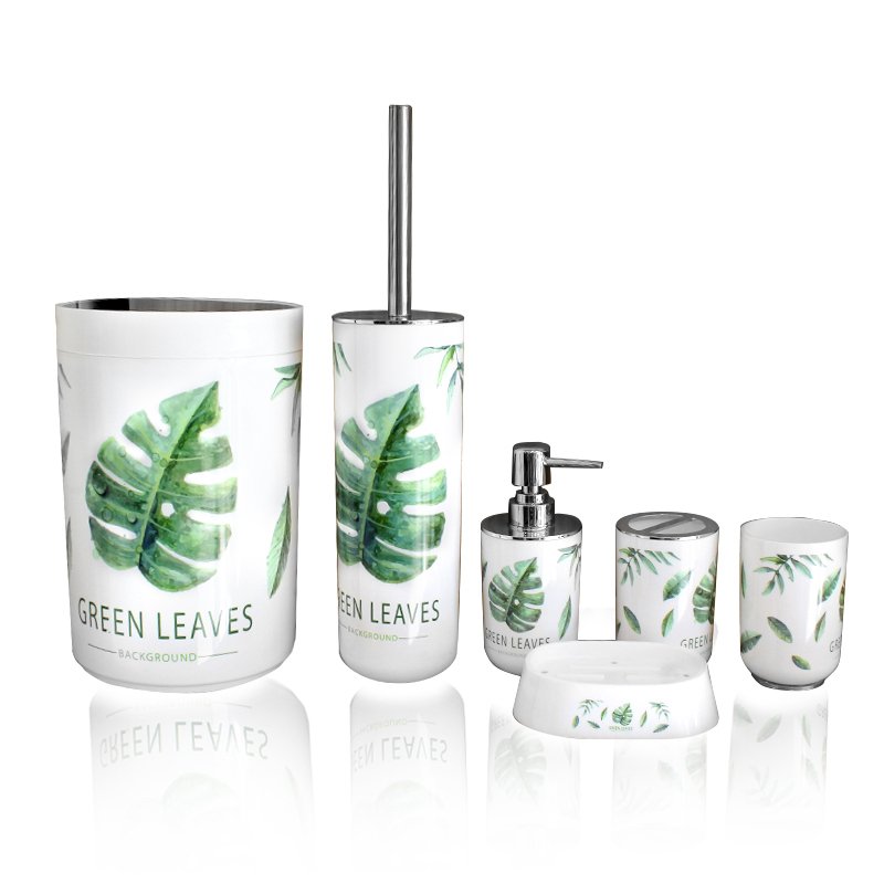 

Набор аксессуаров для ванной комнаты Bathlux Green Leaves 71045