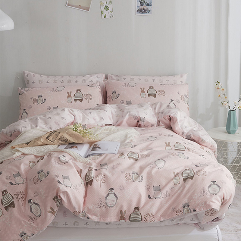 

Комплект постельного белья Лесные животные (полуторный) Berni Home