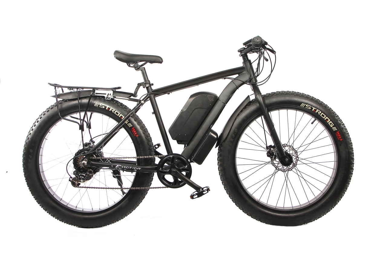 

Электровелосипед E-motion Fatbike 48V 1000 Вт 26" черный (ELF-BLACK)