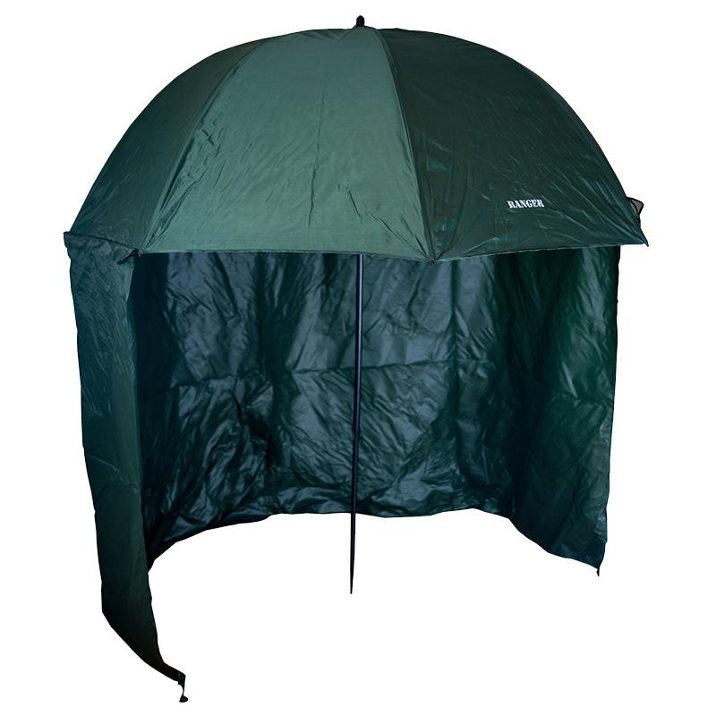 

2 в 1 - зонт + палатка Ranger Umbrella (диаметр: 2,5м), зеленый