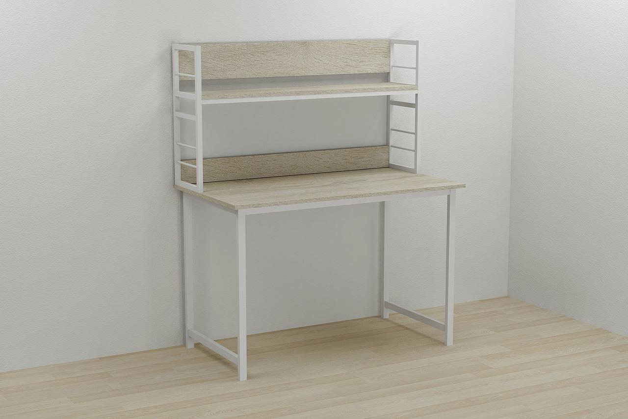 

Надстройка для стола Ferrum-decor Линкольн 60x100x28 Белый ДСП Сонома