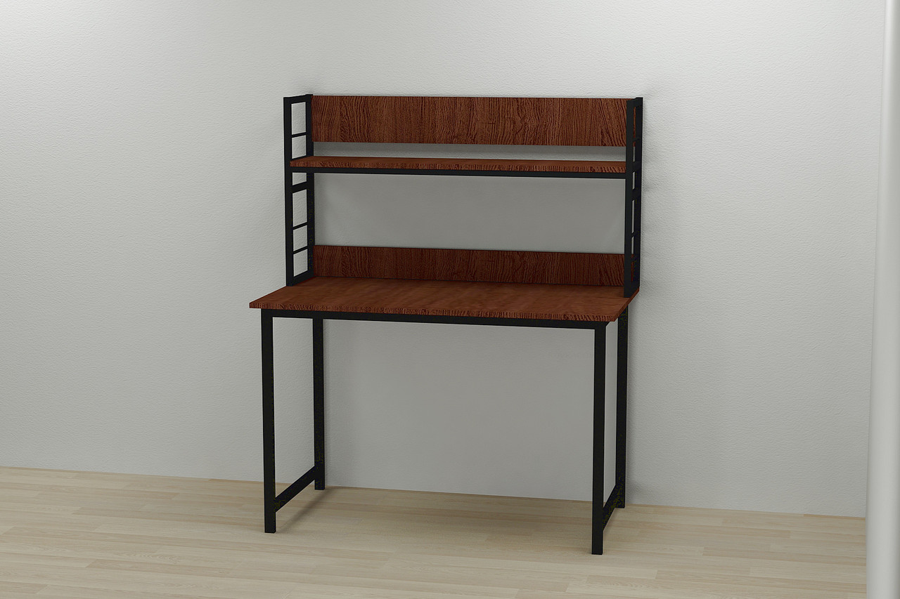 

Надстройка для стола Ferrum-decor Линкольн 60x100x28 Черный ДСП Венге