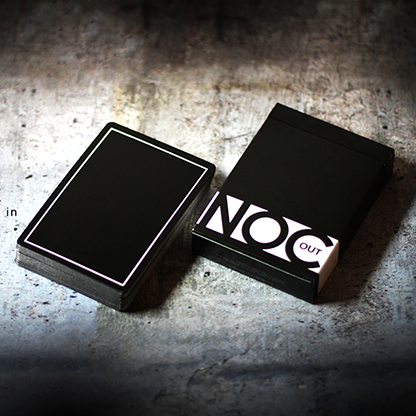 

Карты игральные USPCC NOC Out: Black Playing Cards белый