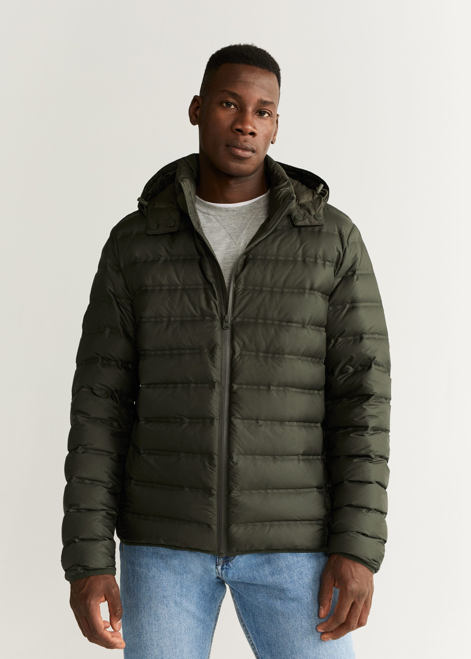 

Пуховик Mango XXL Оливковый 03301634