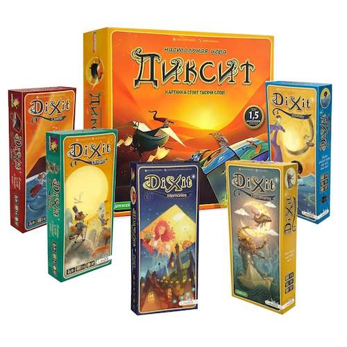 

Настольная игра Asmodee Сказочный набор (Диксит Одиссея + 5 дополнений) (Диксид Одиссея+5доп)