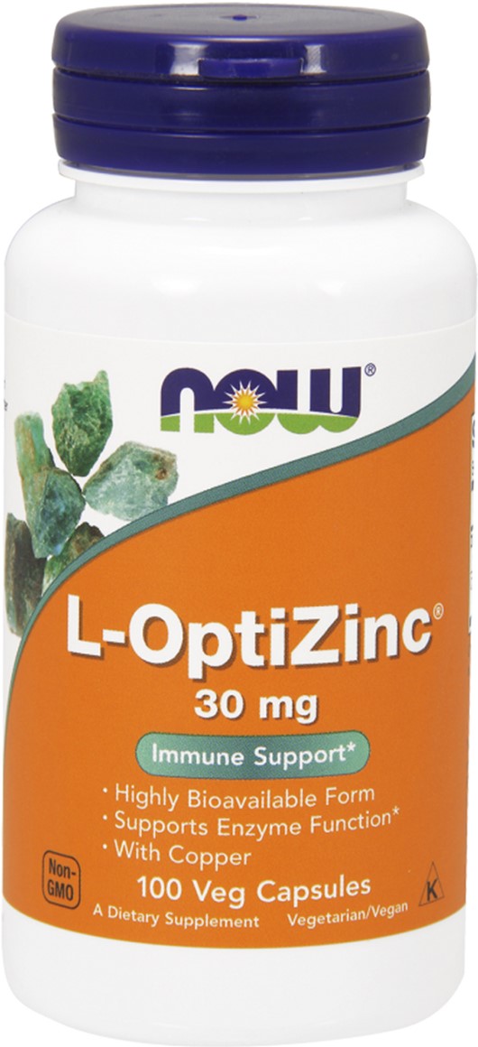 

Минералы Now Foods L-OptiZinc 30 мг 100 гелевых капсул (733739015105)