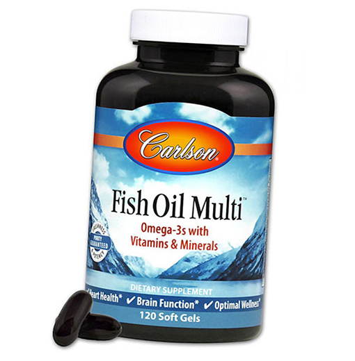 

Carlson Labs Fish Oil Multi 120гелкапс (36353035)