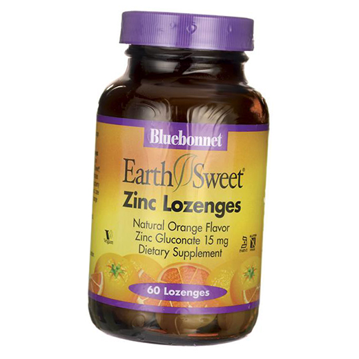 

Bluebonnet Nutrition Zinc Lozenges 60леденцов Апельсин (36393061)