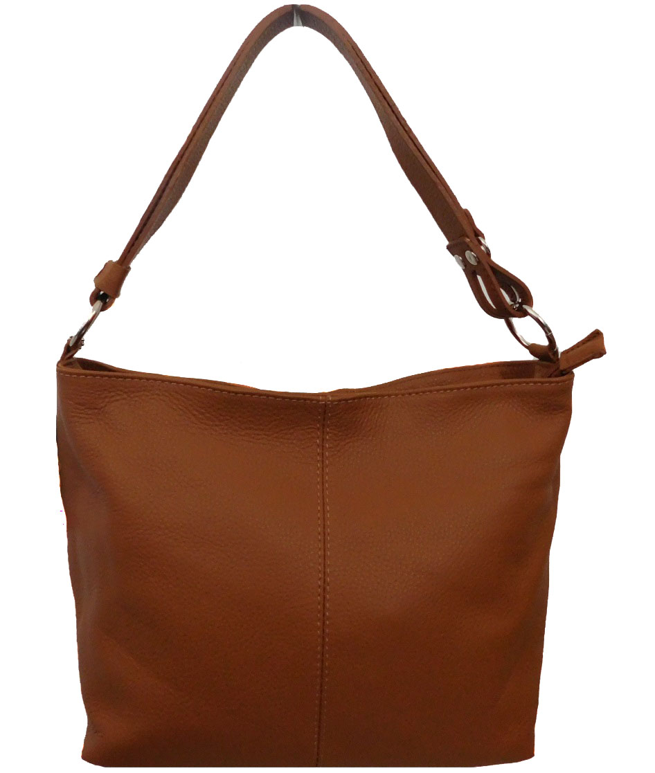 

Женская кожаная сумка Italian bags DB15207 ginger